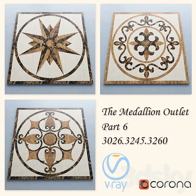 The Medallion Outlet art.3026.3245.3260 part-6 3DS Max Model