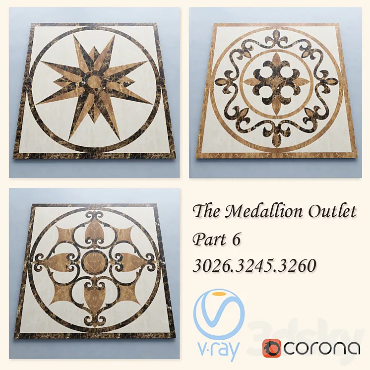 The Medallion Outlet art.3026.3245.3260 part-6 3DS Max