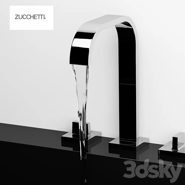 The mixer Zucchetti AGUABLU – ZA5416 3DS Max