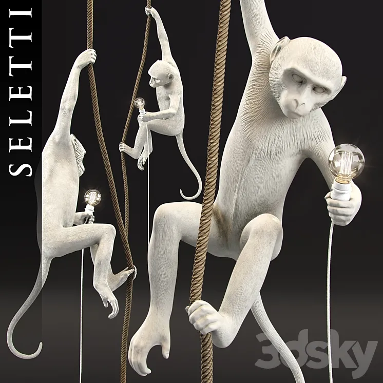 The Monkey Lamp Ceiling Version by Seletti 3DS Max