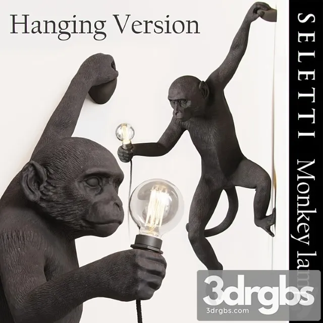 The monkey lamp hanging version 3dsmax Download