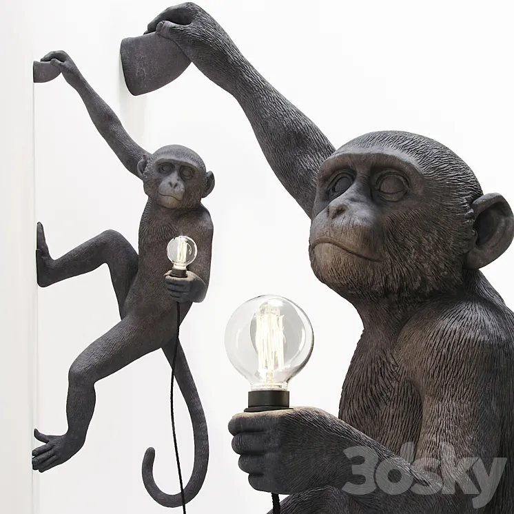 The Monkey Lamp Hanging Version Right 3DS Max
