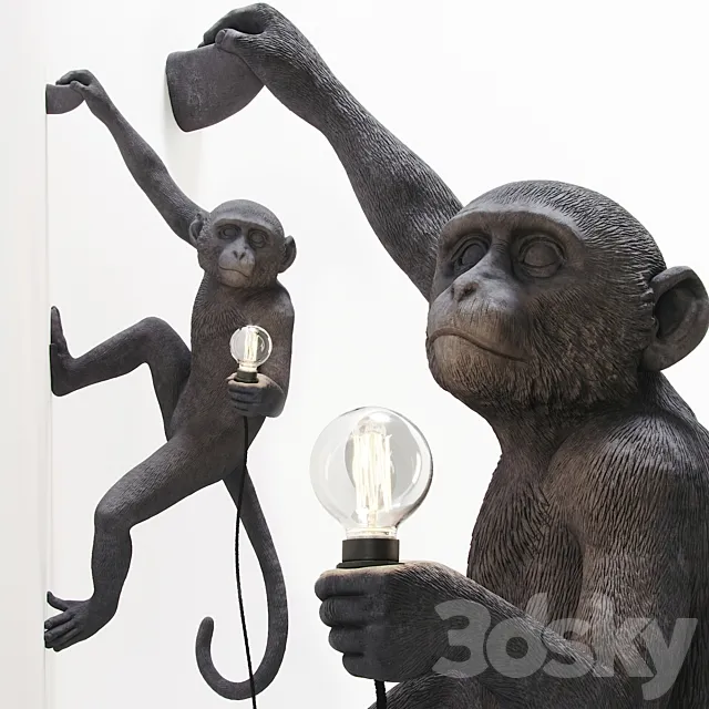 The Monkey Lamp Hanging Version Right 3DSMax File