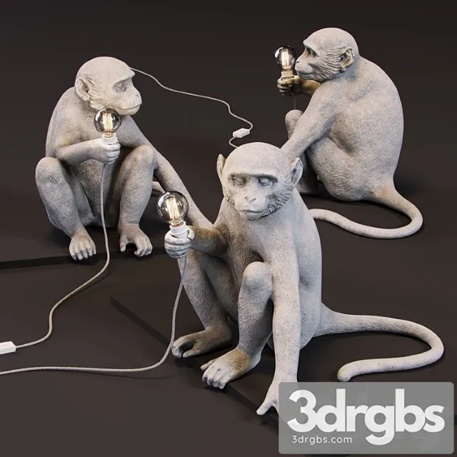 The Monkey Lamp Sitting Version 3 3dsmax Download