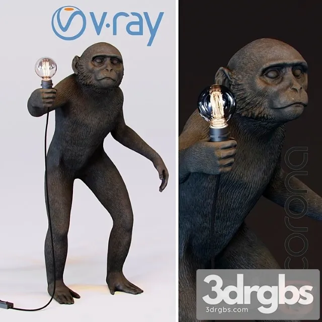 The Monkey Lamp Standing Version 1 3dsmax Download