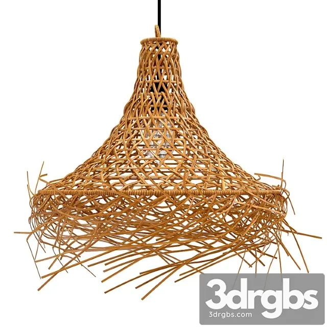 The mykonos pendant natural lamp