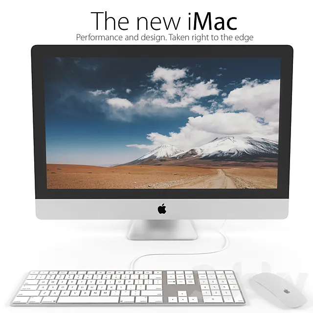 The new iMac 3DS Max Model