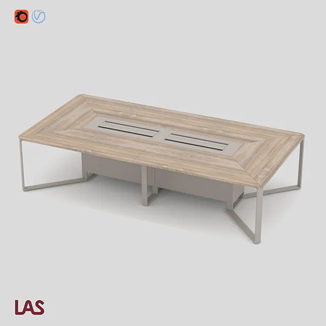 The Office Meeting Table Las I Meet (146649) 3ds Max