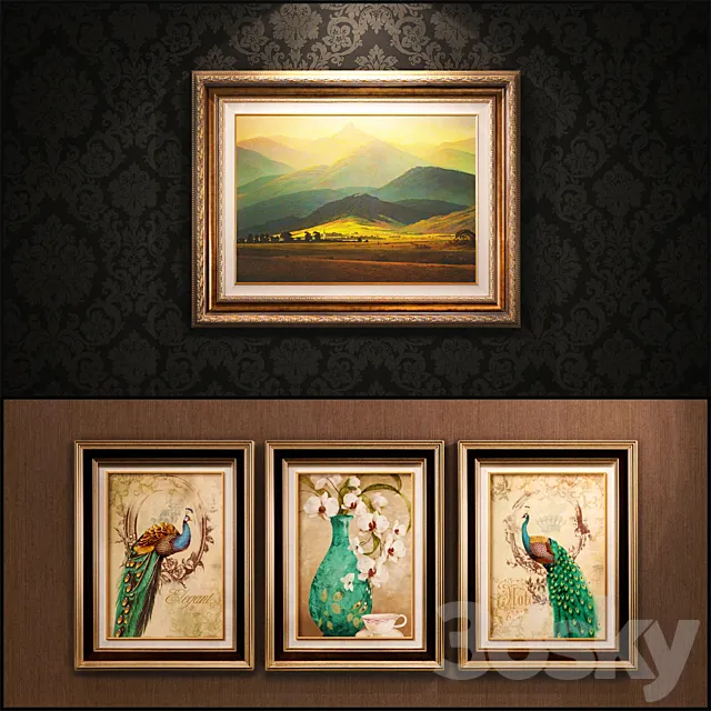 The picture in a frame (a collection of 18) 3ds Max