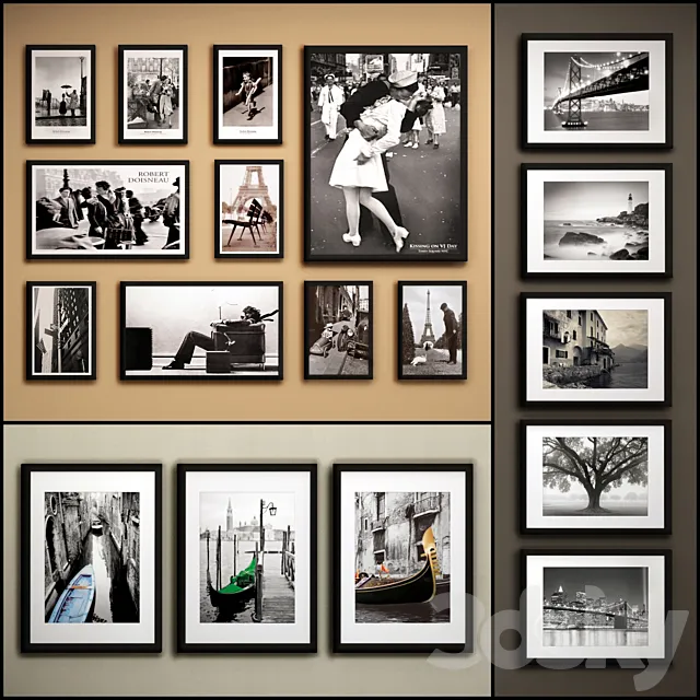 The picture in the frame: 25 piece (Collection 50) Picture Frame 3DSMax File
