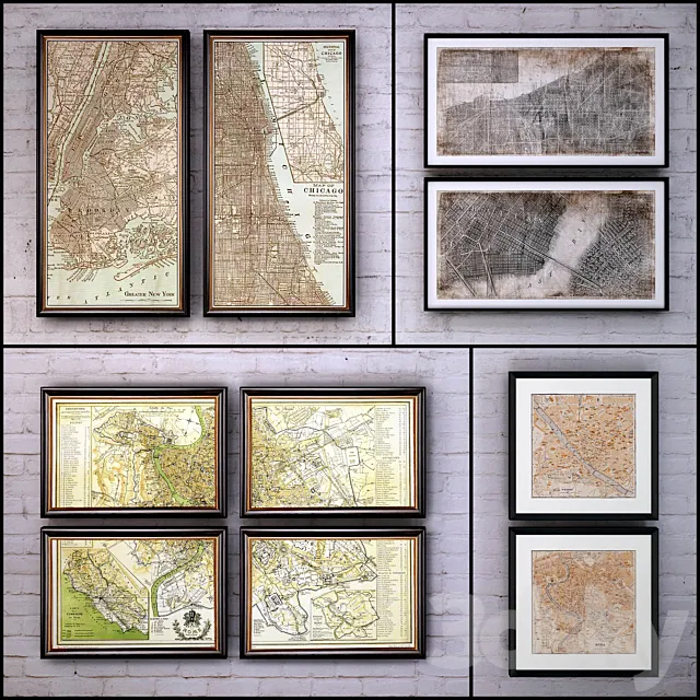 The picture in the frame: a collection 56. Map 3DSMax File
