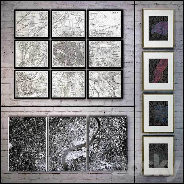 The picture in the frame: a collection 58. Map 3DSMax File