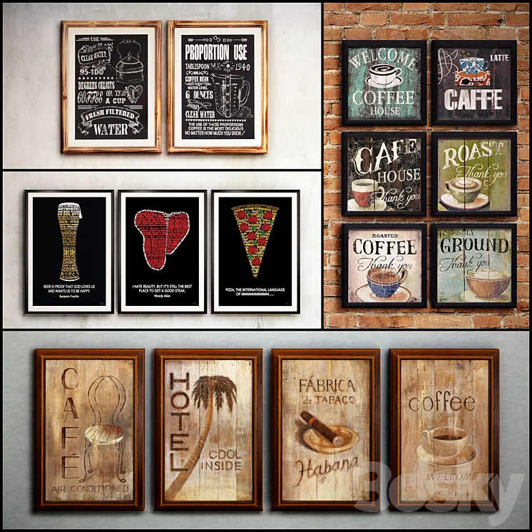 The picture in the frame: a collection of 48 Bar topic 3DS Max
