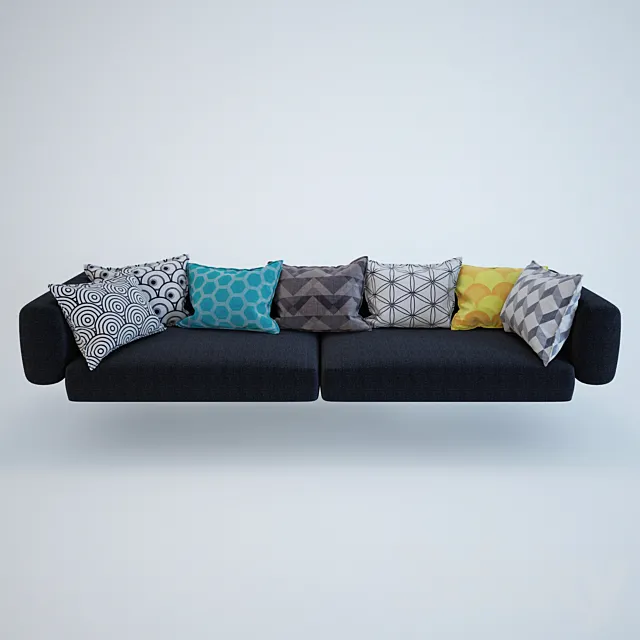 The pillows on the sofa! 3DS Max Model