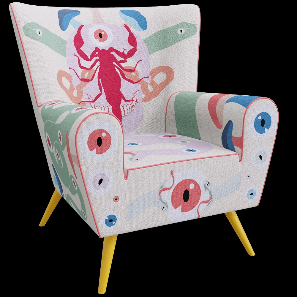 The Pop Label – Armchair Surrealism 3ds Max