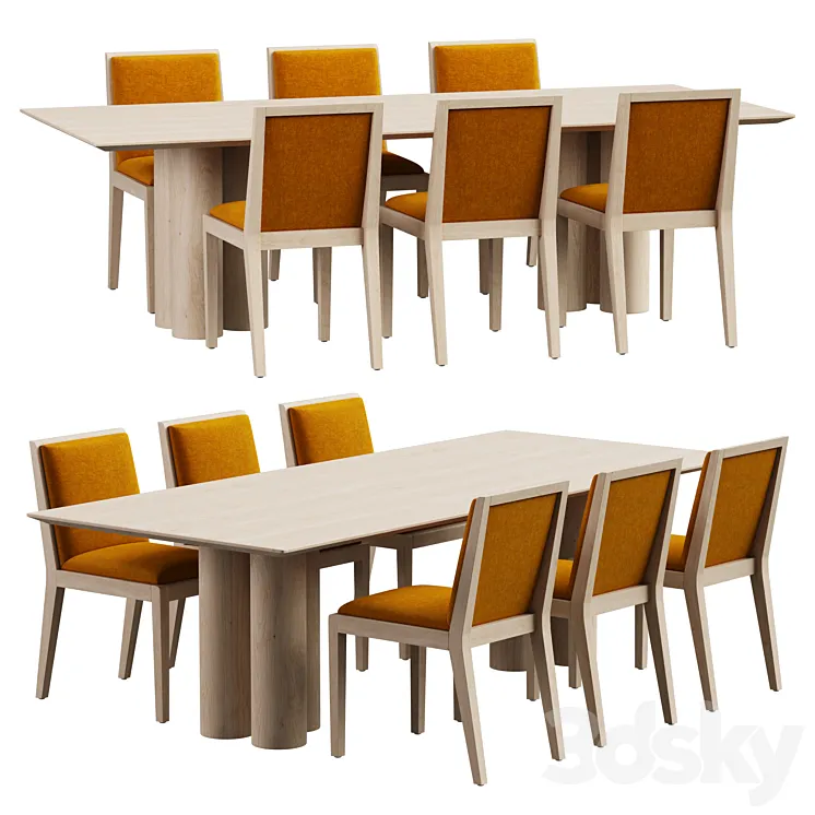 The Ready dining table 3DS Max Model