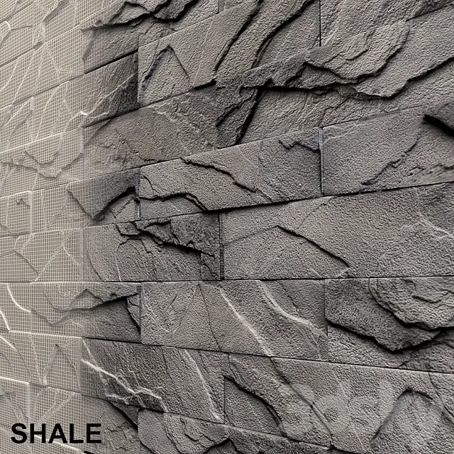 The shale Slate 3DSMax File