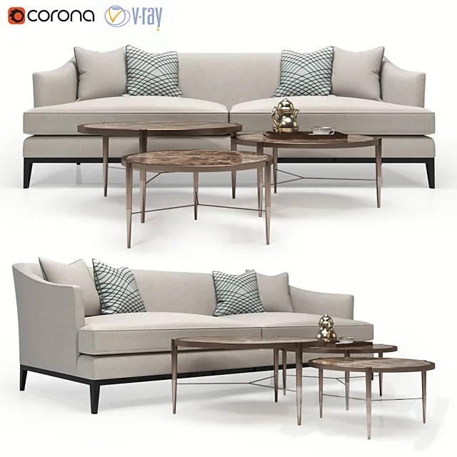 The sofa and chair company Beaumont sofa 3ds Max