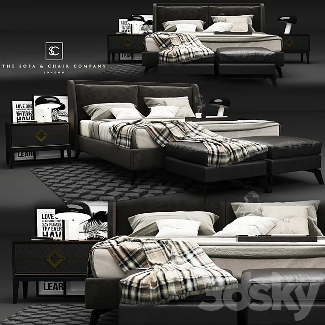 The Sofa and Chair Company – Enzo Bed 3DSMax File