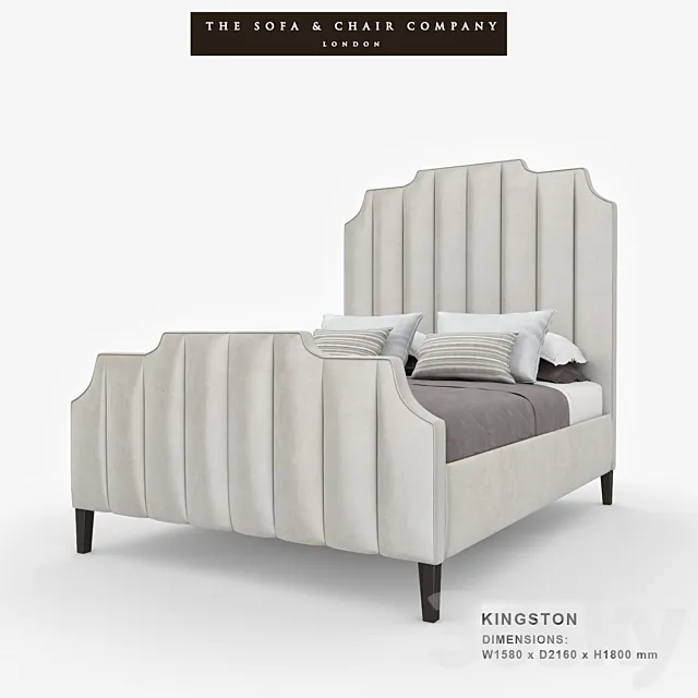 The sofa and chair company Kingston Bed 3DS Max Model