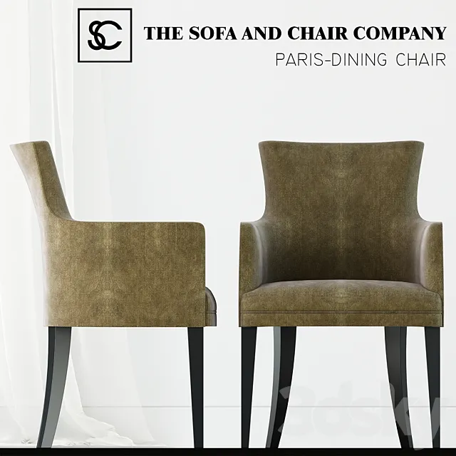 THE SOFA AND CHAIR COMPANY – PARIS CARVER 3DSMax File