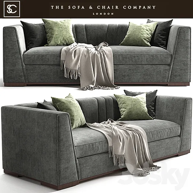 The Sofa & Chair Company 01 Valentino sofa 3ds Max