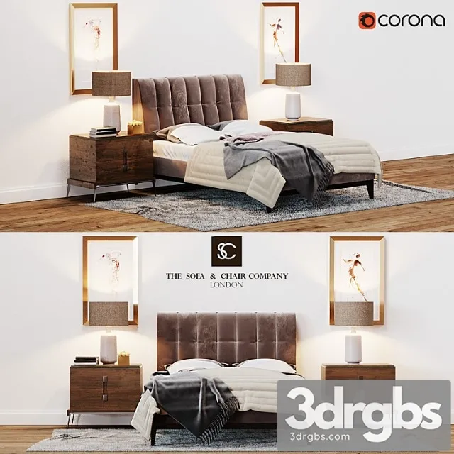 The Sofa Chair Company Alexandr Bed 3dsmax Download