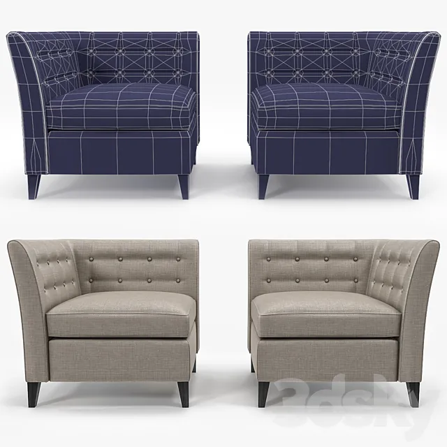 The Sofa & Chair Company Bennet 3ds Max