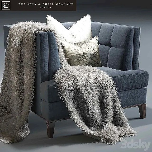 The Sofa & Chair Company Preston Armchair 3dsMax Model
