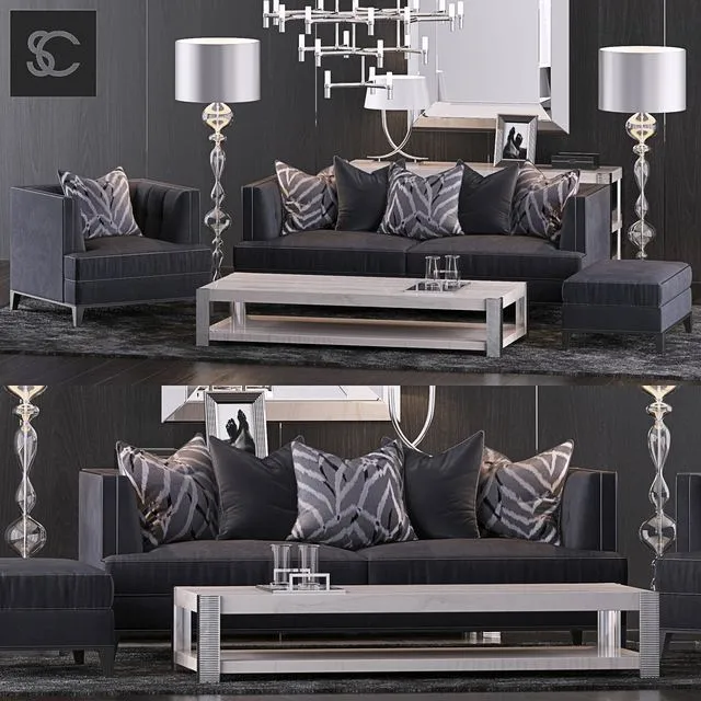 The Sofa & Chair Company Set 10 3dsMax Model