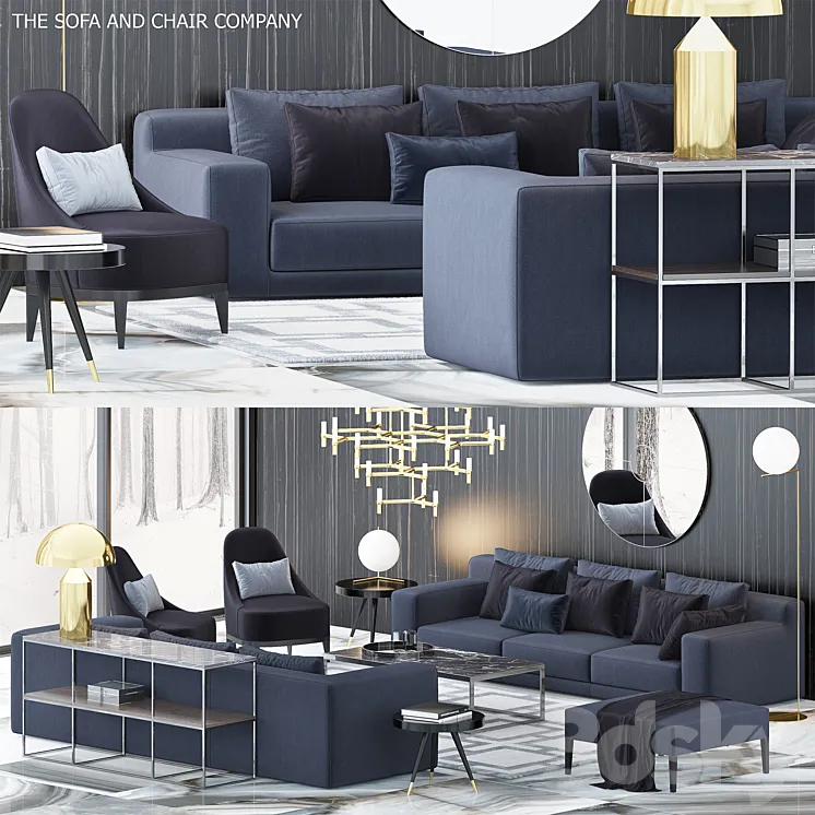 The Sofa & Chair Company Set 5 3DS Max
