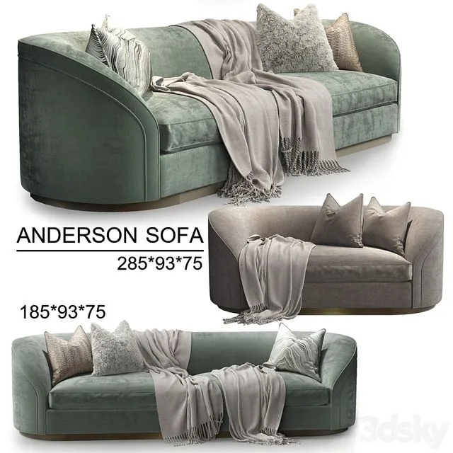 The Sofa & Chair Company_ANDERSON sofa 3dsMax Model