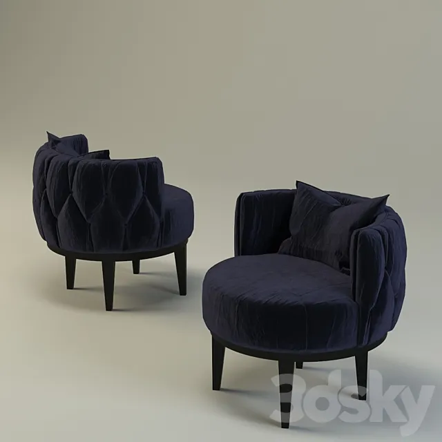 The Sofa & Chair Oskar 3ds Max