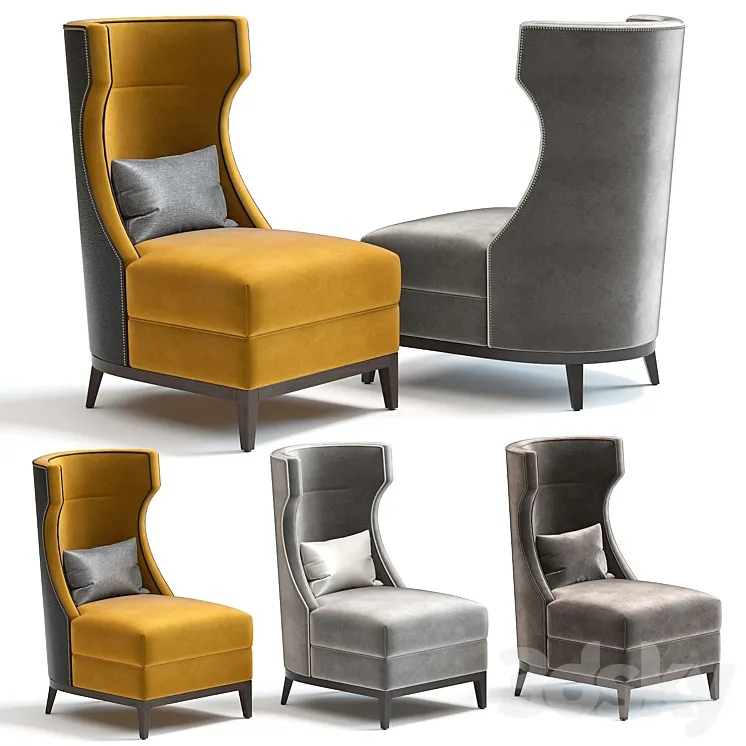 The Sofa & Chair Parker Armchair 3DS Max