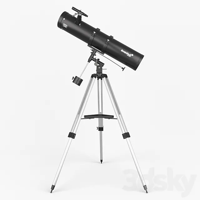 The telescope Levenhuk Skyline 130h900 EQ 3DSMax File