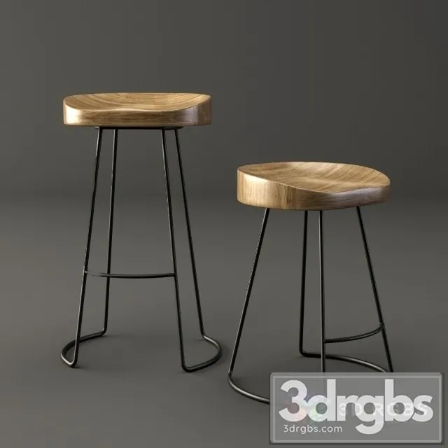 The Tractor Bar Dining Stool 3dsmax Download