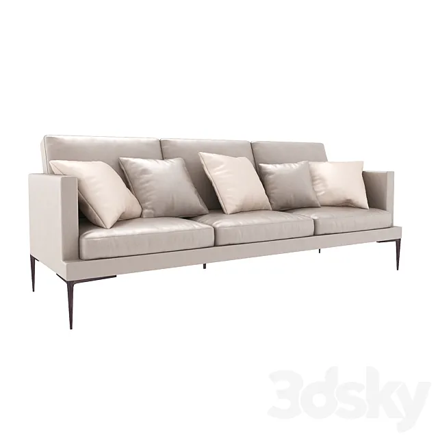 The upholstered sofa Segno 3DS Max Model