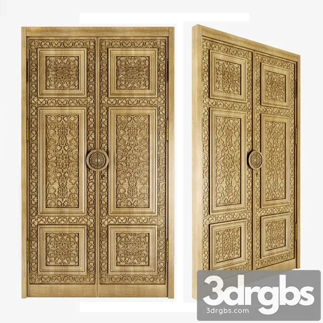 The Uzbek Carved Door 3dsmax Download