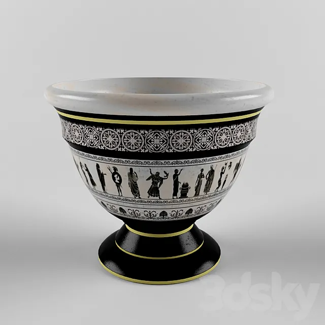The vase in the Greek style 3DSMax File