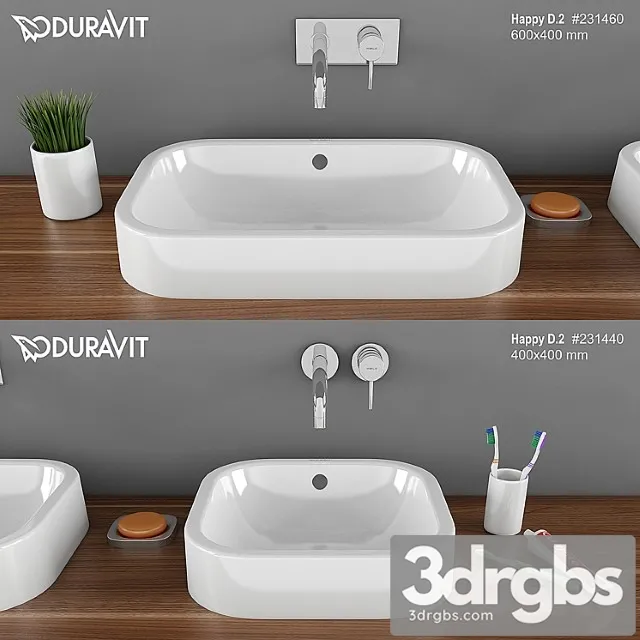 The Washbasin Duravit Happy D2 3dsmax Download