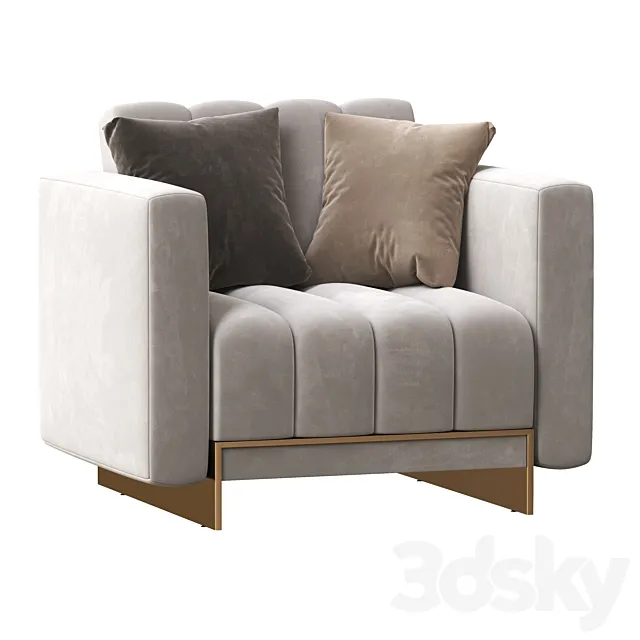 The well balanced armchair 3DS Max Model