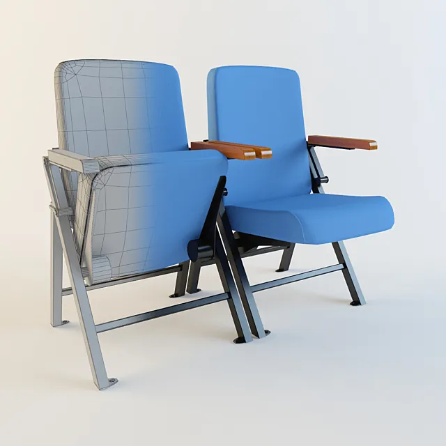 Theater Chair 3ds Max