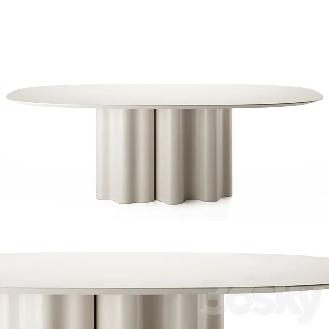 THEATRO MAGICO | Oval table by Saba Italia 3DSMax File