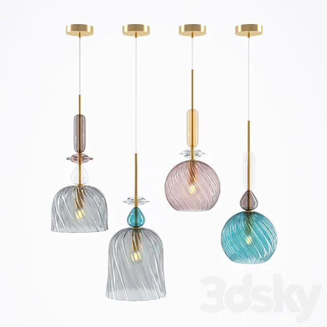 THELIGHTS BELLA lamp set 3DS Max Model