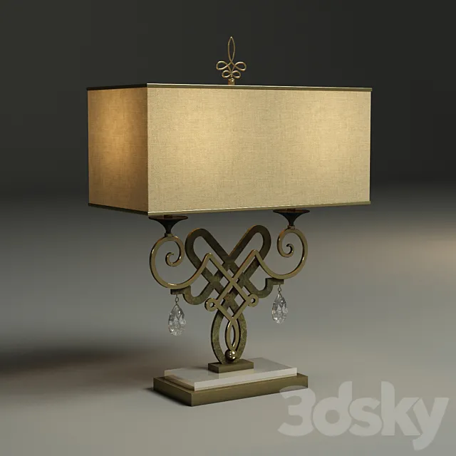 THEODORE ALEXANDER The Fancy Knot Lamp 3DSMax File