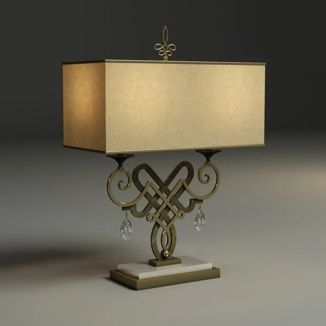 THEODORE ALEXANDER The Fancy Knot Lamp 3dsMax Model