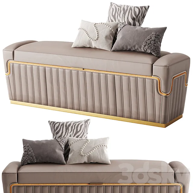 Theodore Alexander Vaughn bench 3ds Max