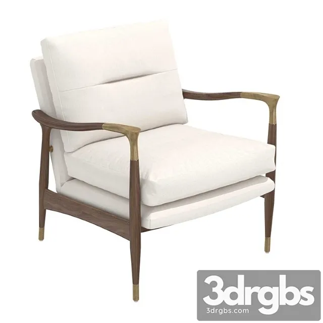 Theodore arm chair natural linen soho home 3dsmax Download