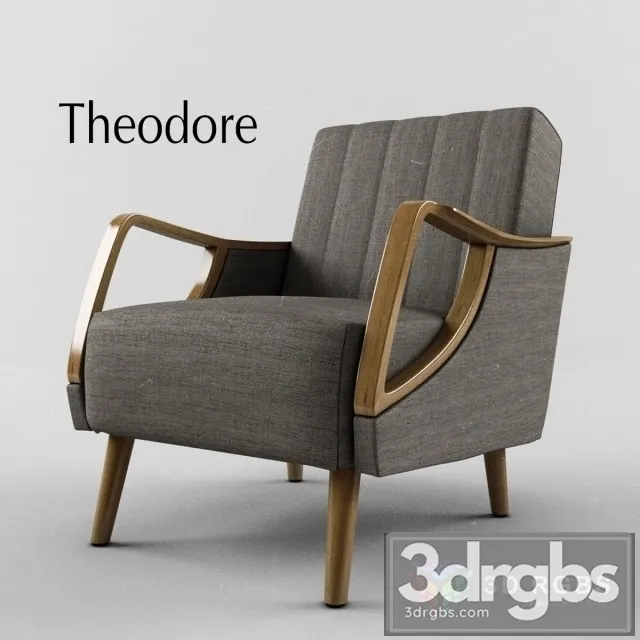 Theodore Armchair 3dsmax Download