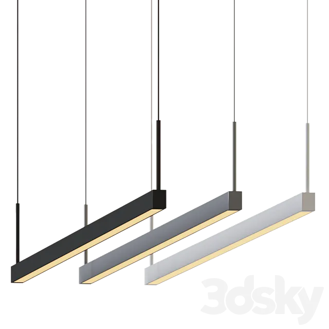Thin-Line Led Pendant by Sonneman Lighting 3ds Max